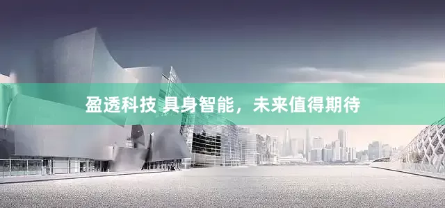 盈透科技 具身智能，未来值得期待