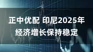正中优配 印尼2025年经济增长保持稳定